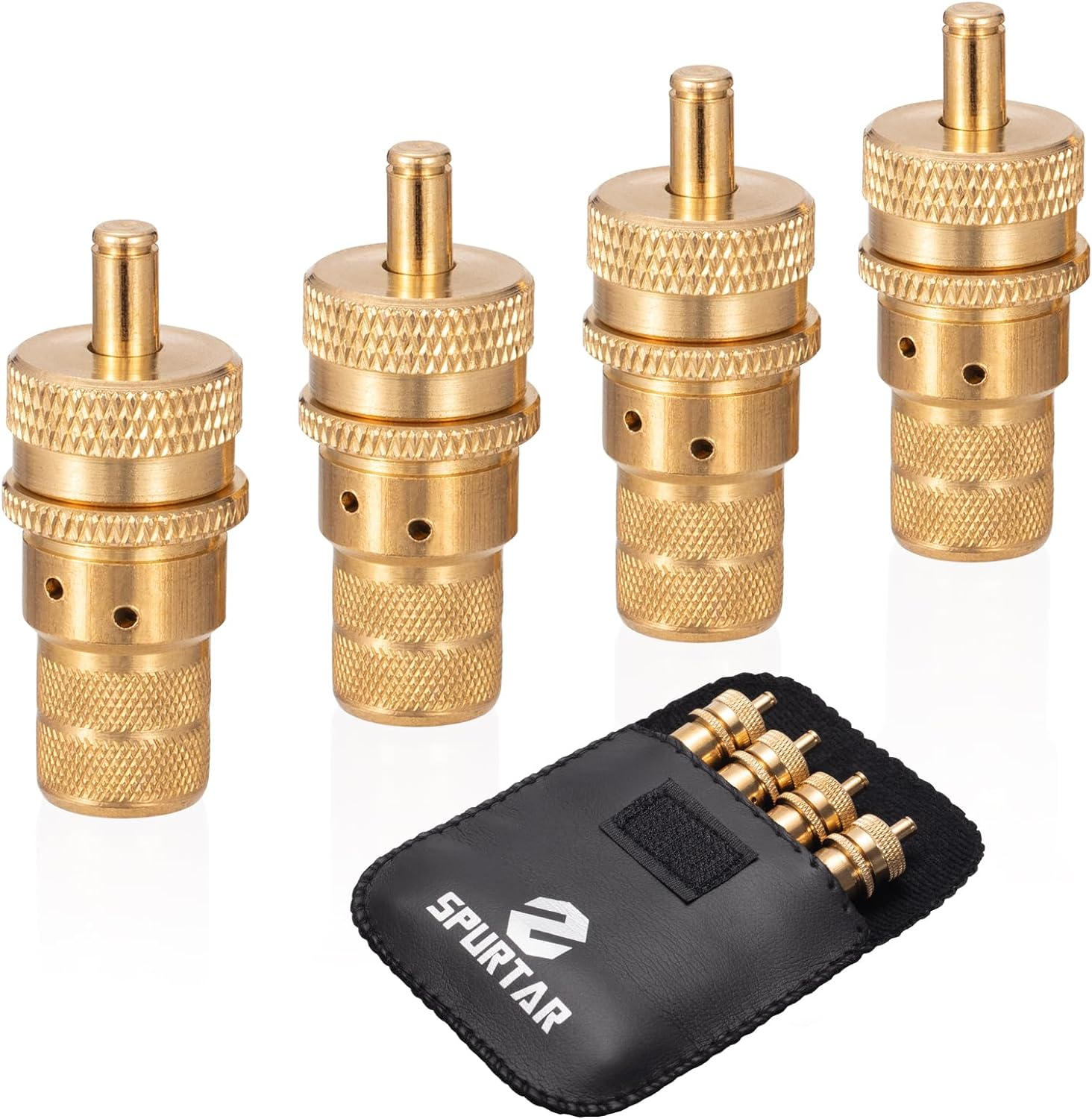 Spurtar 6-30 PSI Tire Deflator Kit, 4 Pack with Storage Bag, Offroad Accessories for Jeep, Car, Truck, Motorcycle, and ATV Tires image number 5