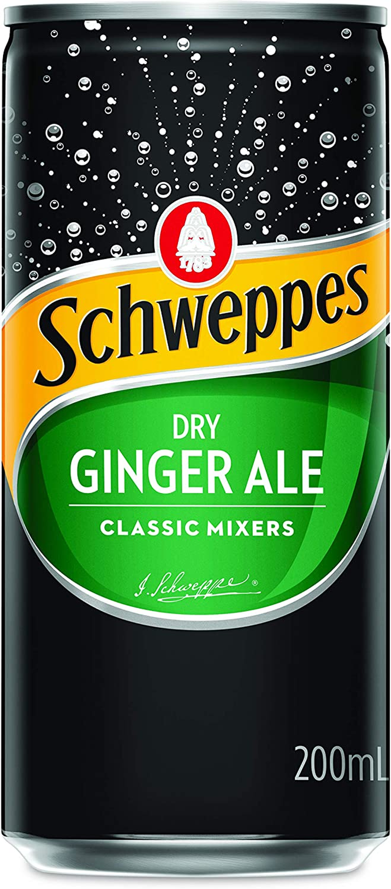 Schweppes Dry Ginger Ale, 24 X 200Ml image number 2