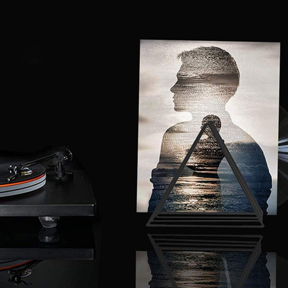 Vinyl Record CD Storage Rack Album Display Rack Multifunctional Vertical European Art Collection image number 4