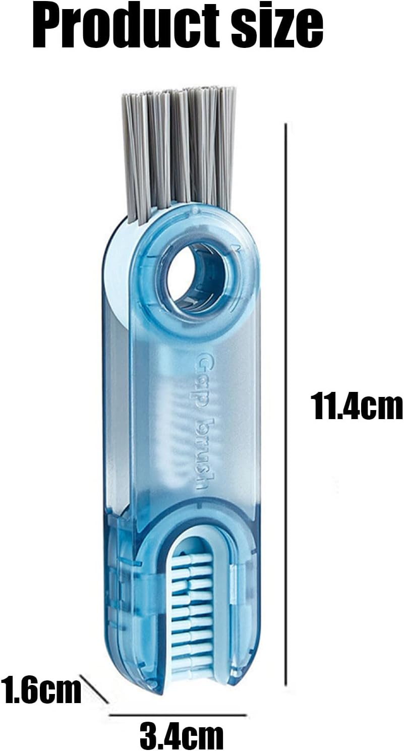 3Pcs 3 in 1 Multifunctional Cup Cleaning Brush - Professional Grade Bottle Cleaner Brush Set for Deep Cleaning,3 in 1 Design for Cups Bottles Straws Lids, Practical Kitchen Cleaning Tools image number 4