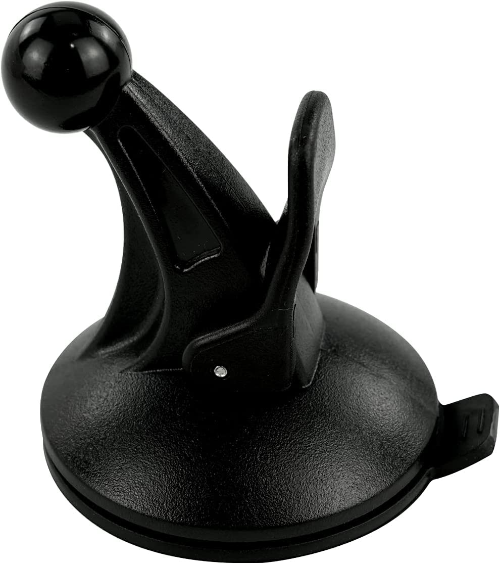 EKIND Replacement Cradle and Removable Car Windscreen Windshield Suction Cup Mount 17Mm Swivel Ball GPS Holder for GPS Garmin Nuvi (Black) image number 4
