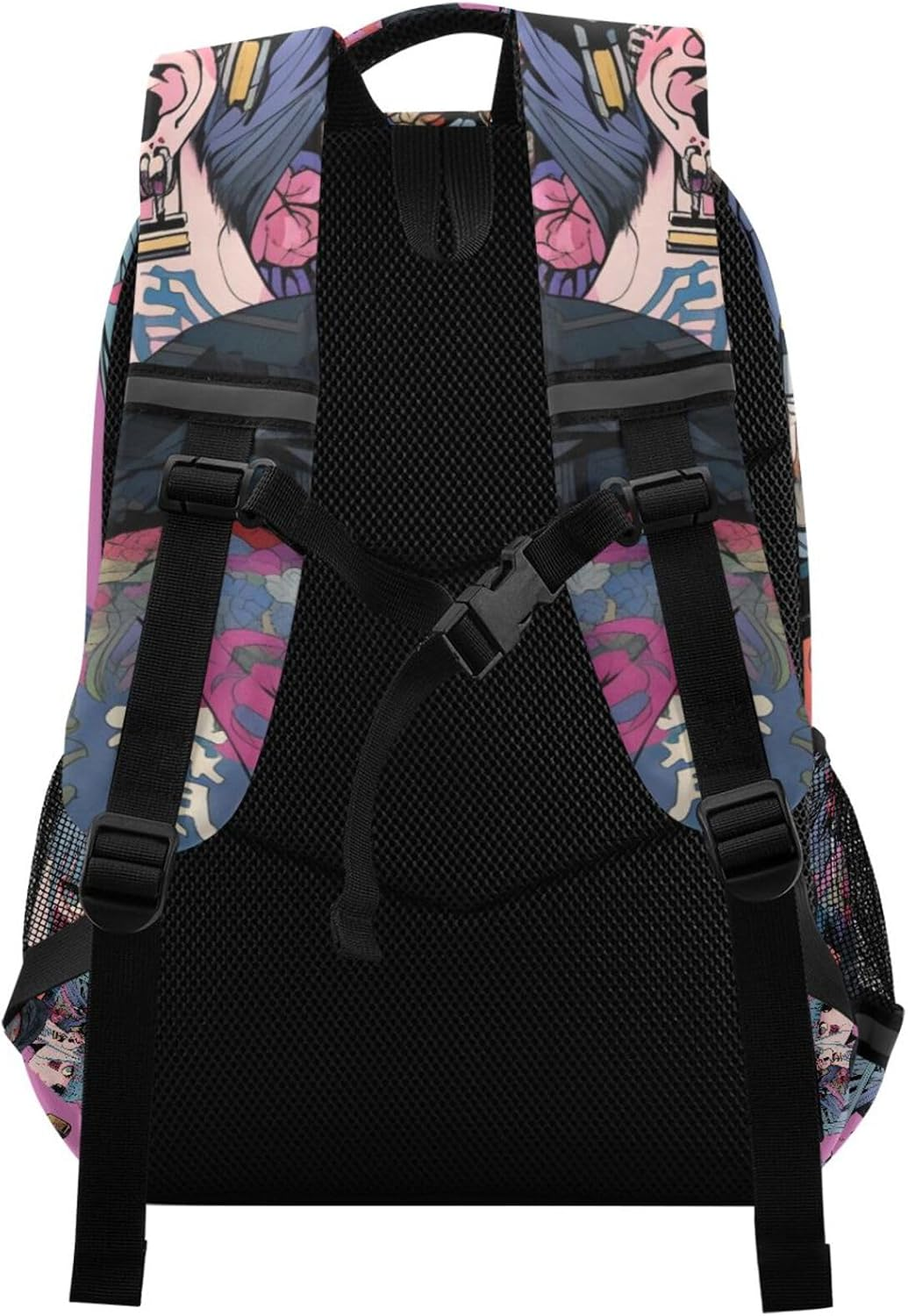 AIXIWAWA Anime Samurai Travel Backpack for Women Men Laptop Backpack Casual Daypacks with Padded Straps and Back 11.6&times;4.9&times;16.7 IN, Multicolor, 11.6&times;6.9&times;16.7Inch image number 2