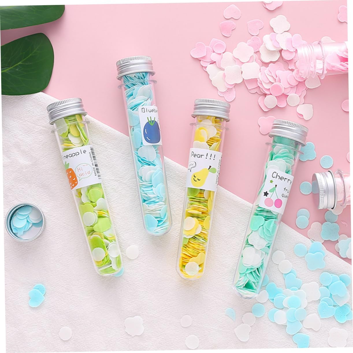 SUPVOX 6Pcs Portable Soap Sheets Reusable Soap Flakes for Hand Washing Travel-Friendly Cleaning Scraps Random Patterns for Camping Hiking and Home Use image number 6