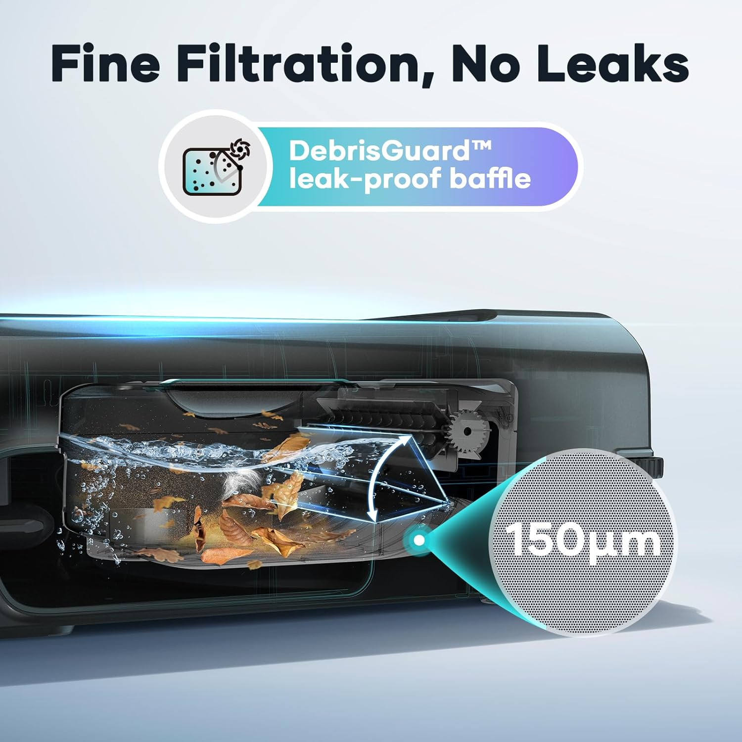 AIPER Surfer S2 Robotic Solar Pool Skimmer with APP Support, 24/7 Cleaning, Dual Charging Modes, Smart Obstacle Avoidance, Ideal for Most Swimming Pool Types image number 4