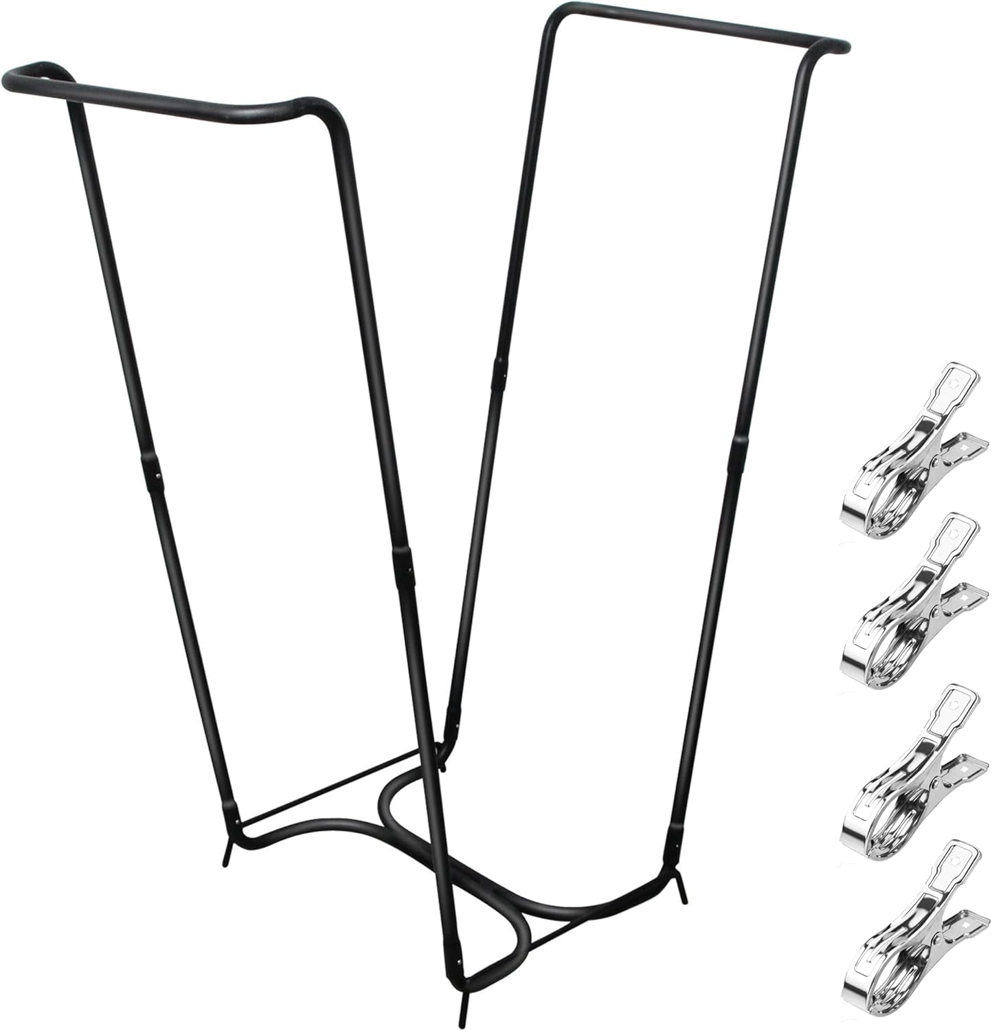 Garden Trash Bag Holder,Outdoor Trash Bag Holder Stand,Outdoor Metal Leaf Bag Holder Stand,Multifunctional Garbage Bag Holder,Outdoor Camping Garbage Bag Holder for Yard Home Weeding image number 4