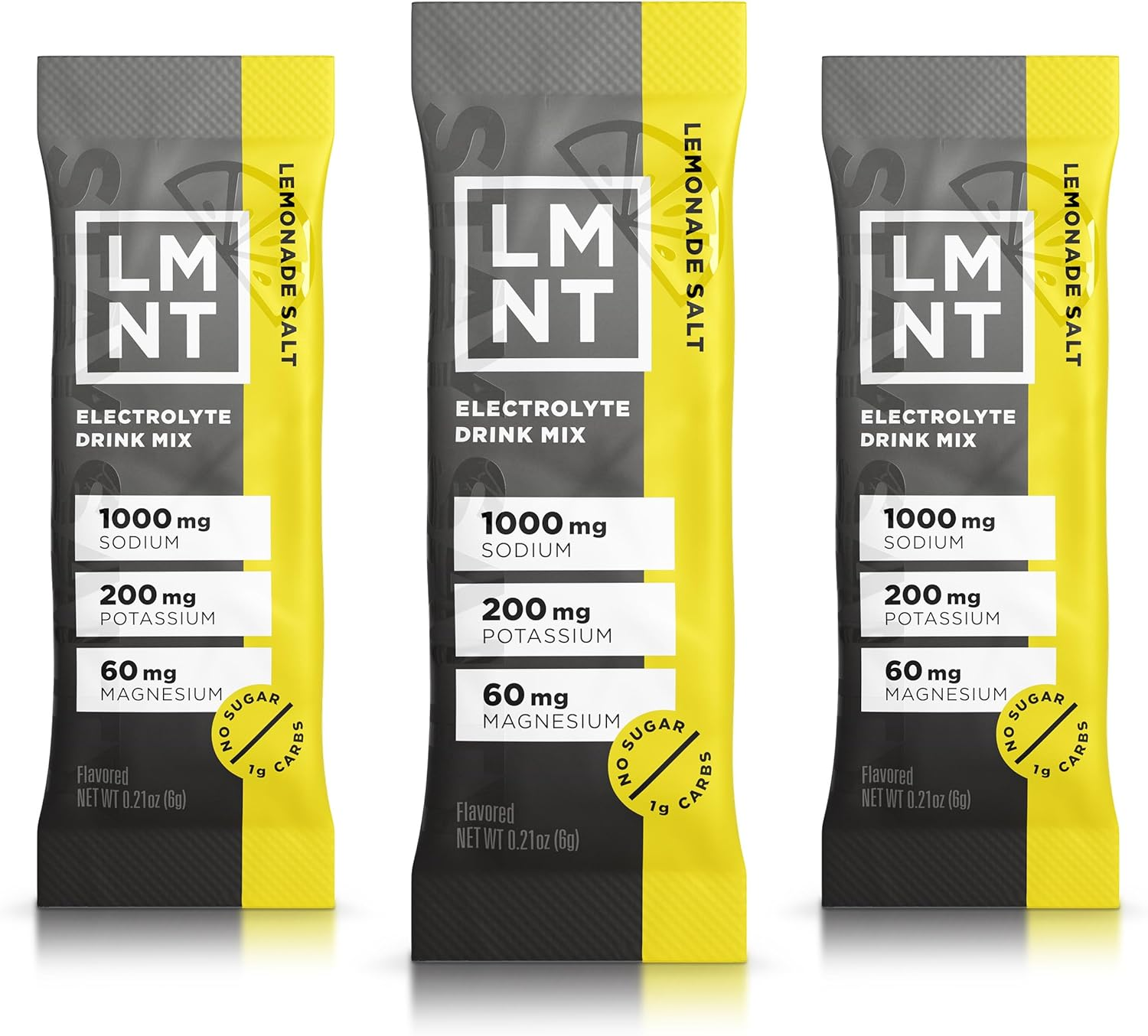 LMNT Zero Sugar Electrolytes - Lemonade Salt | Drink Mix | 30-Count image number 1