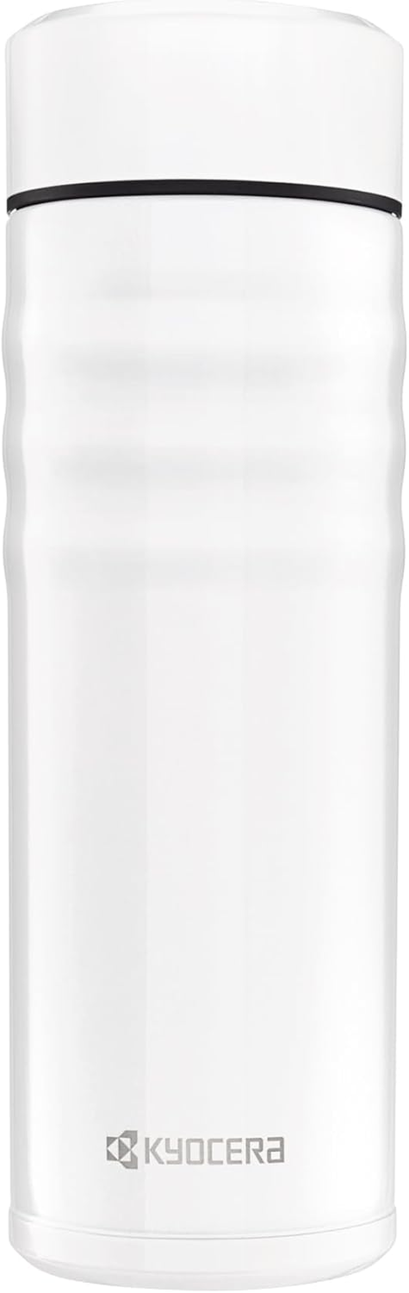 Kyocera Travel Mug with Twist Top, 17Oz, Pearl White image number 3