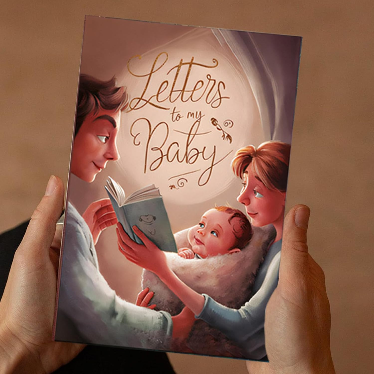 Hkuoeue Journaling Notebook,Memory Keepsake Journal from Parent to Child - 50-Sheet Family Relationship Bonding Parenting Record Notebook Diary for Baby Children Girls Boys Kids image number 2