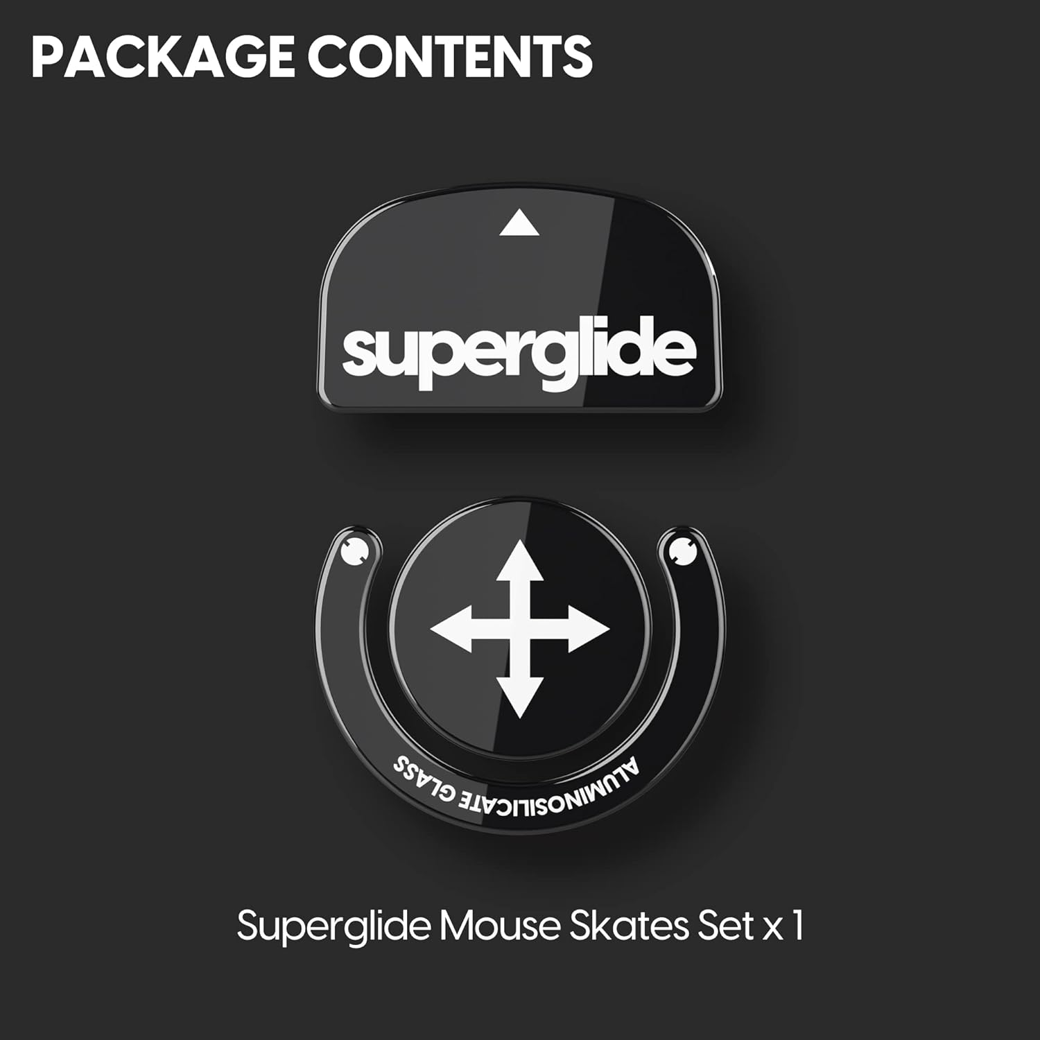 Superglide - Fastest and Smoothest Mouse Feet / Skates Made with Ultra Strong Flawless Glass Super Fast Smooth and Durable Sole