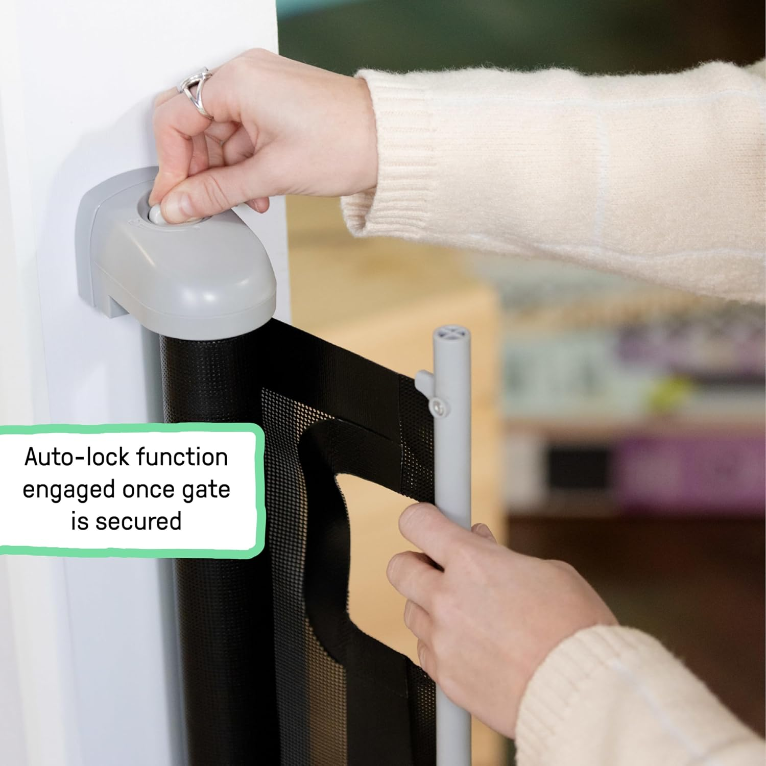 Summer by Ingenuity, the Thruway 52W Series, Baby Gate, Black, Infant to Toddler image number 2