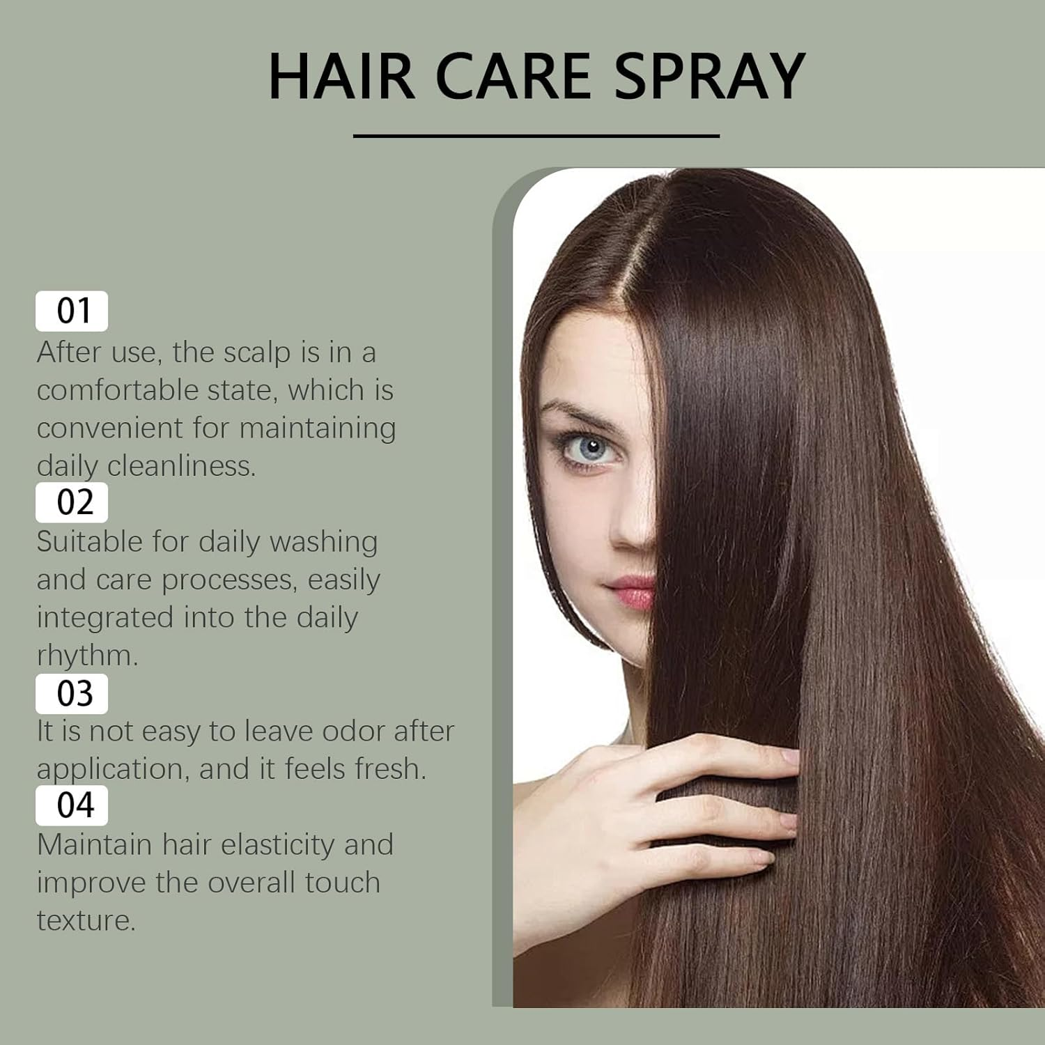 Scalp Serum-100Ml Hair Growth Serum Spray with Rosemary and Castor Oil，Hair Serum for Hair Growth for Men & Women (2 PCS) image number 1