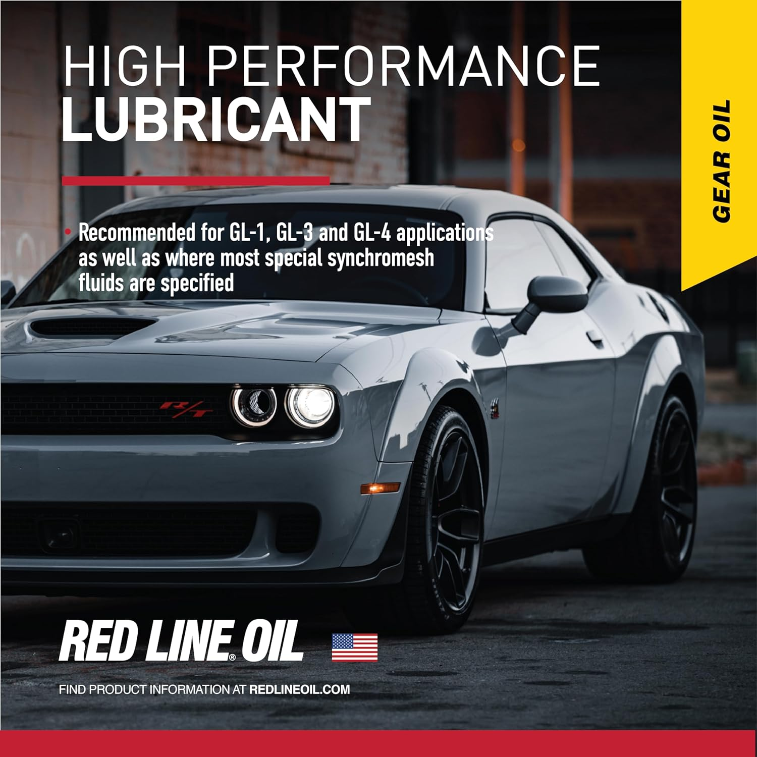 Red Line (50204) SAE 75W80 API GL-4 Manual Transmission and Transaxle Lubricant - 1 Quart image number 1