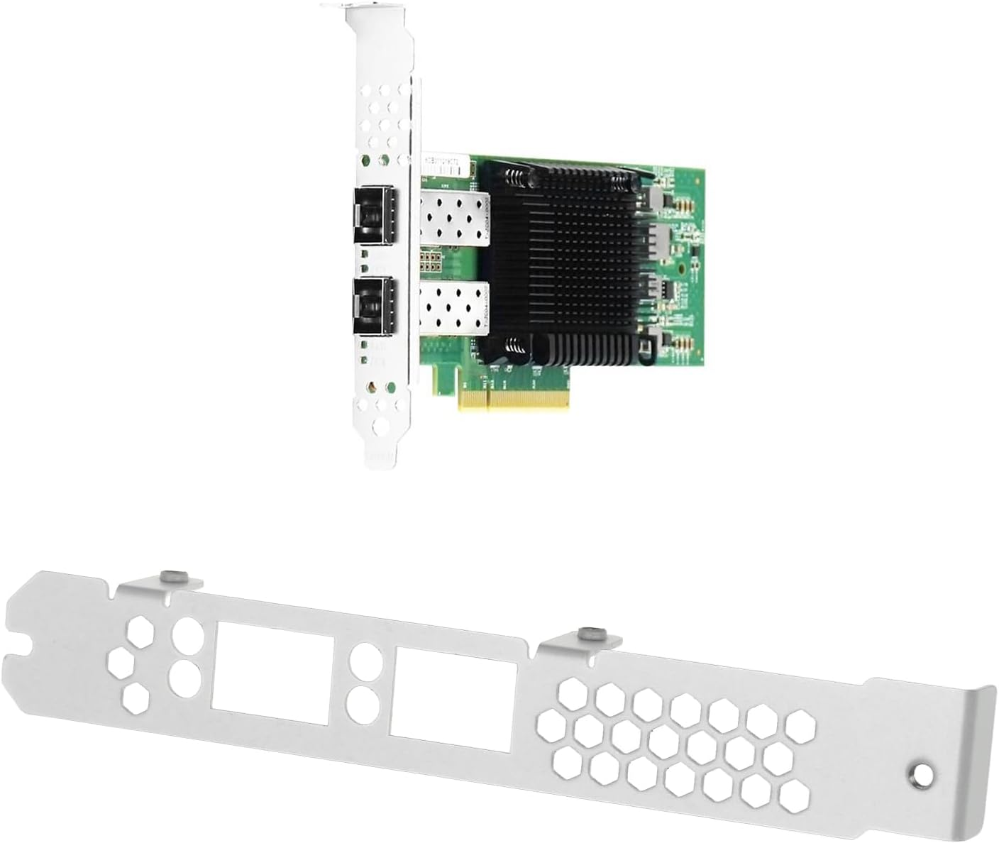 LT Easiyl 2Pcs Full Height Bracket 2G0MD 02G0MD Compatible with DELL PCIE 25G BCOM image number 3