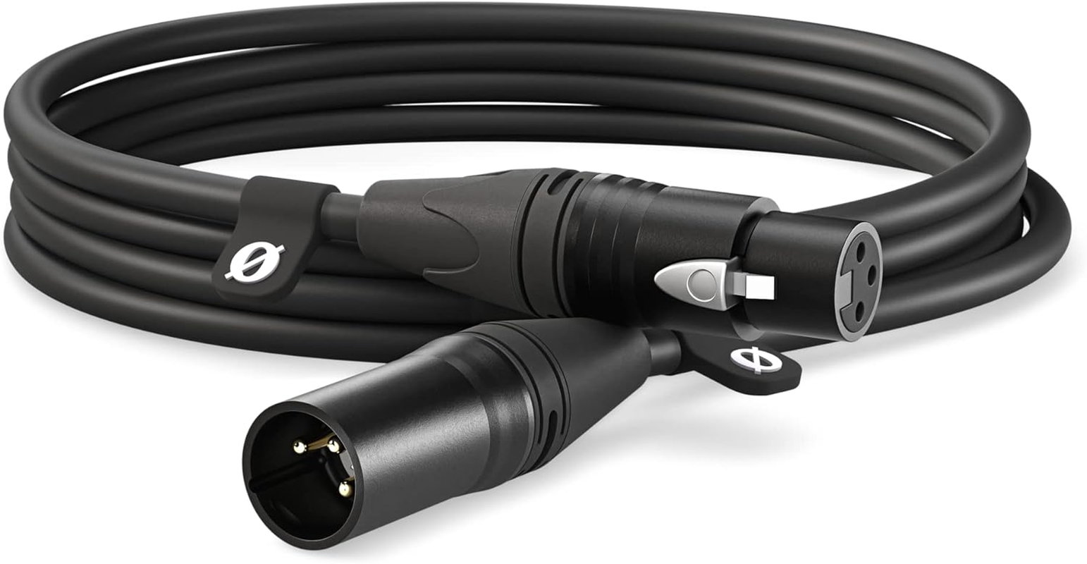 R&Oslash;DE XLR-3 Premium XLR Cable (3M, Purple)