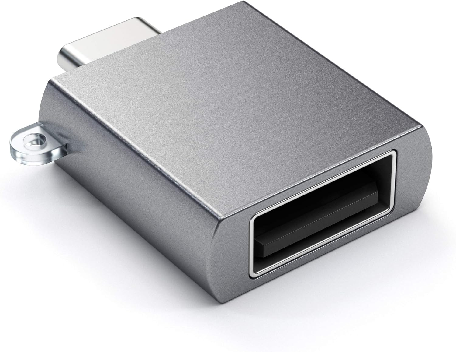 Satechi Aluminum Type-C Male to USB 3.0 Female High-Speed Adapter Converter Connector - Compatible with 2016/2017/2018 Macbook Pro, 2015/2016/2017 Macbook, Microsoft Surface Go and More (Space Gray)