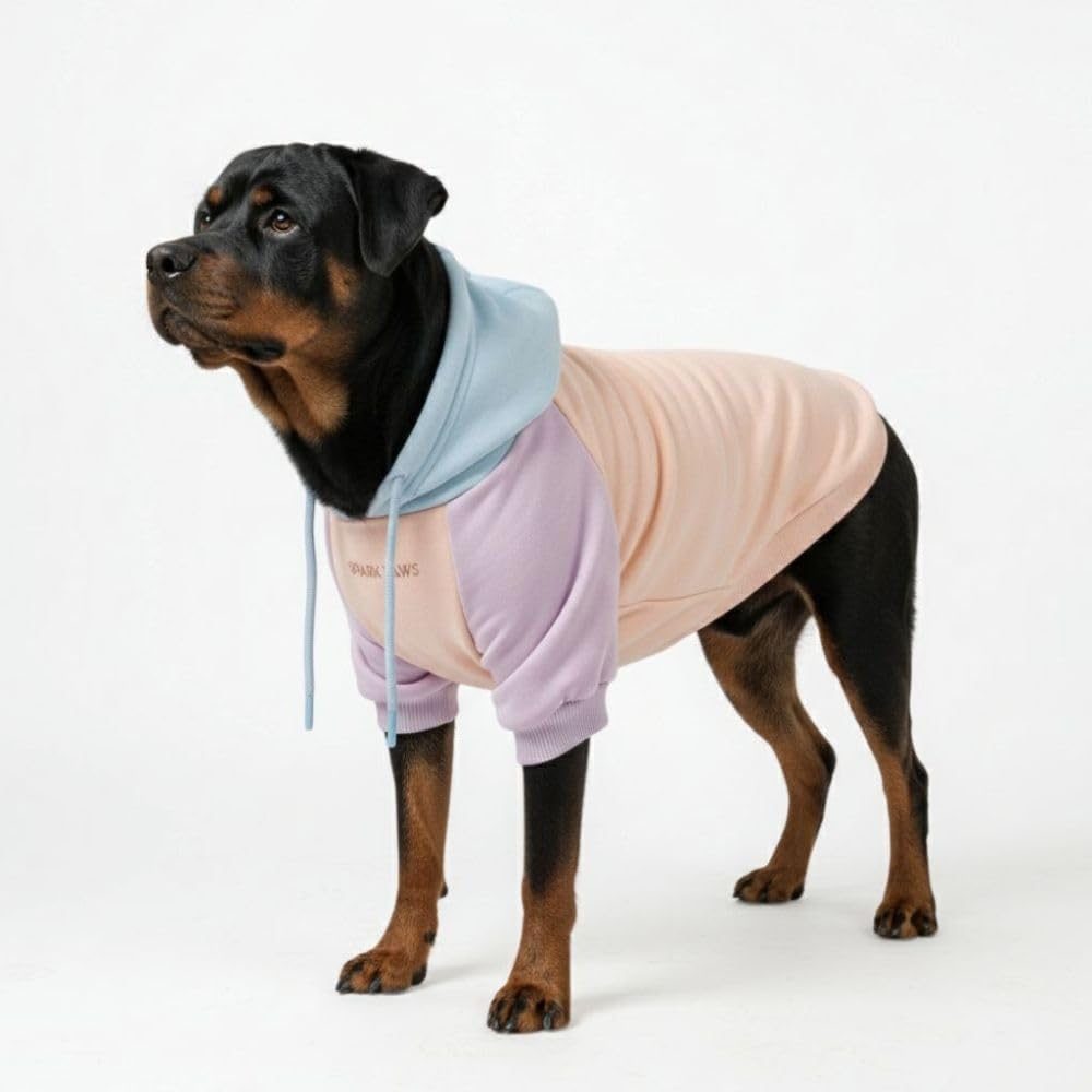Spark Paws Dog Hoodie - Premium Quality, Buttery Soft, Superior Comfort and Fit, Calming Fleece Interior, Suitable for All Breeds - Cyber Punk - M
