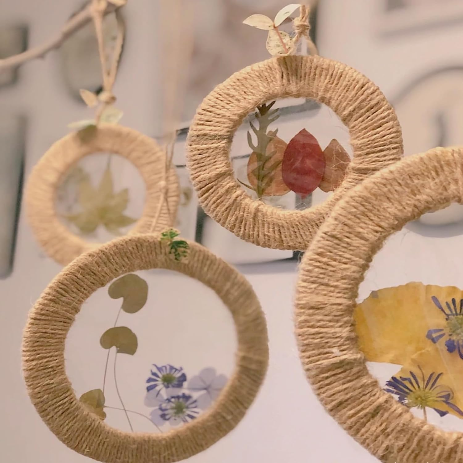 200Feet 4Mm Twine String Jute Rope for Crafts/Gift Packing/Garden (4Mm 6Ply 200Feet) image number 5