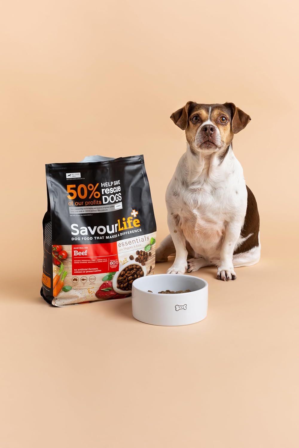 Savourlife Essentials Dog Food, Australian Beef Veggies & Rice, 3Kg image number 2