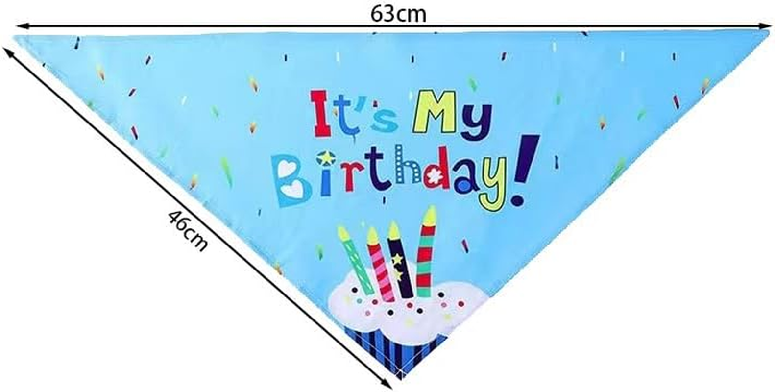 Dog Birthday Set, Dog Birthday Party Supplies, Dog Birthday Hat, Dog Bandana, Birthday Party for Puppy Cat Pets (Set of 8)
