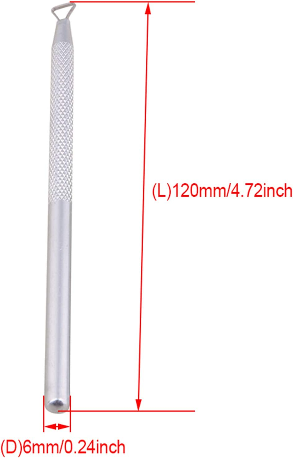 BQLZR Aluminum Ribbon Polymer Clay Sculpting Tools for Trimming Detailing Pack of 6 image number 5