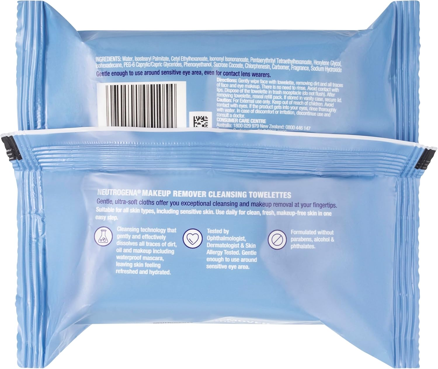 Neutrogena Makeup Remover Wipes 25 Pack|Cleansing Wipes Dissolve Traces of Dirt, Oil & Makeup in Seconds|Leaves Skin Clean with No Heavy Residue|No Need to Rinse image number 3