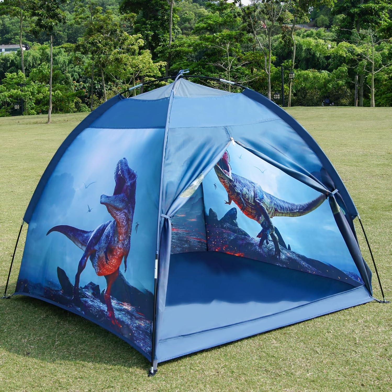 Dinosaur Tent for Kids with Real Dinosaur Theme Kids Play Tent, Outdoor and Indoor Tent for Kids, Dinosaur Toys for Boys & Girls to Have Fun