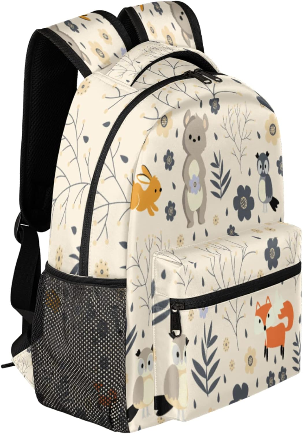 Tropicallife Cartoon Forest Animal Backpack Lightweight Waterproof Travel Rucksacklovely Bear Stylish Backpack for Man Women image number 4