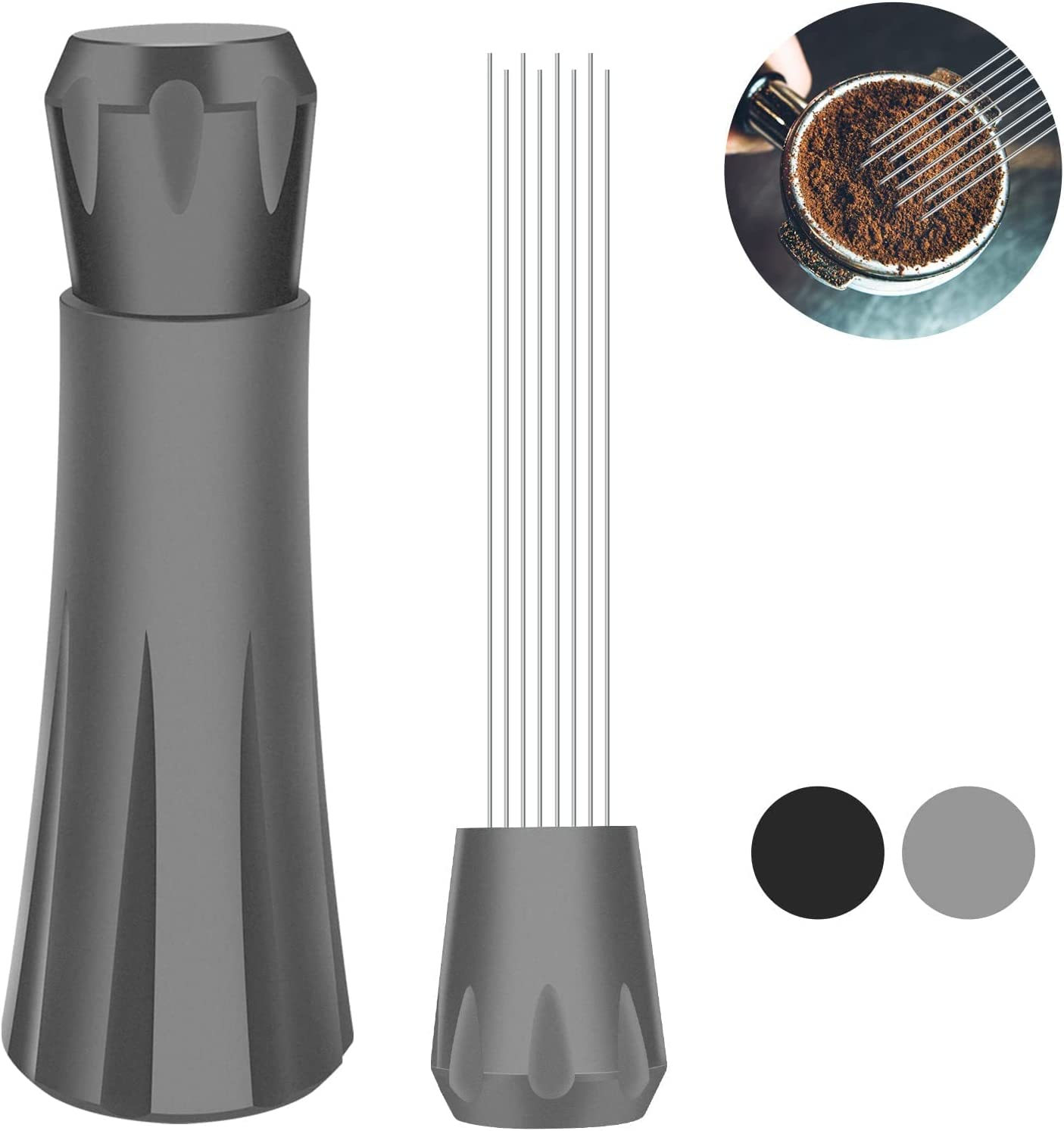 Coffee Stirrer WDT Tool - Espresso Stirrer Coffee Distribution Tool - Professional Espresso Tamper Needle Distributor and Good Barista Tools & Espresso Accessories for Coffee Bar image number 2