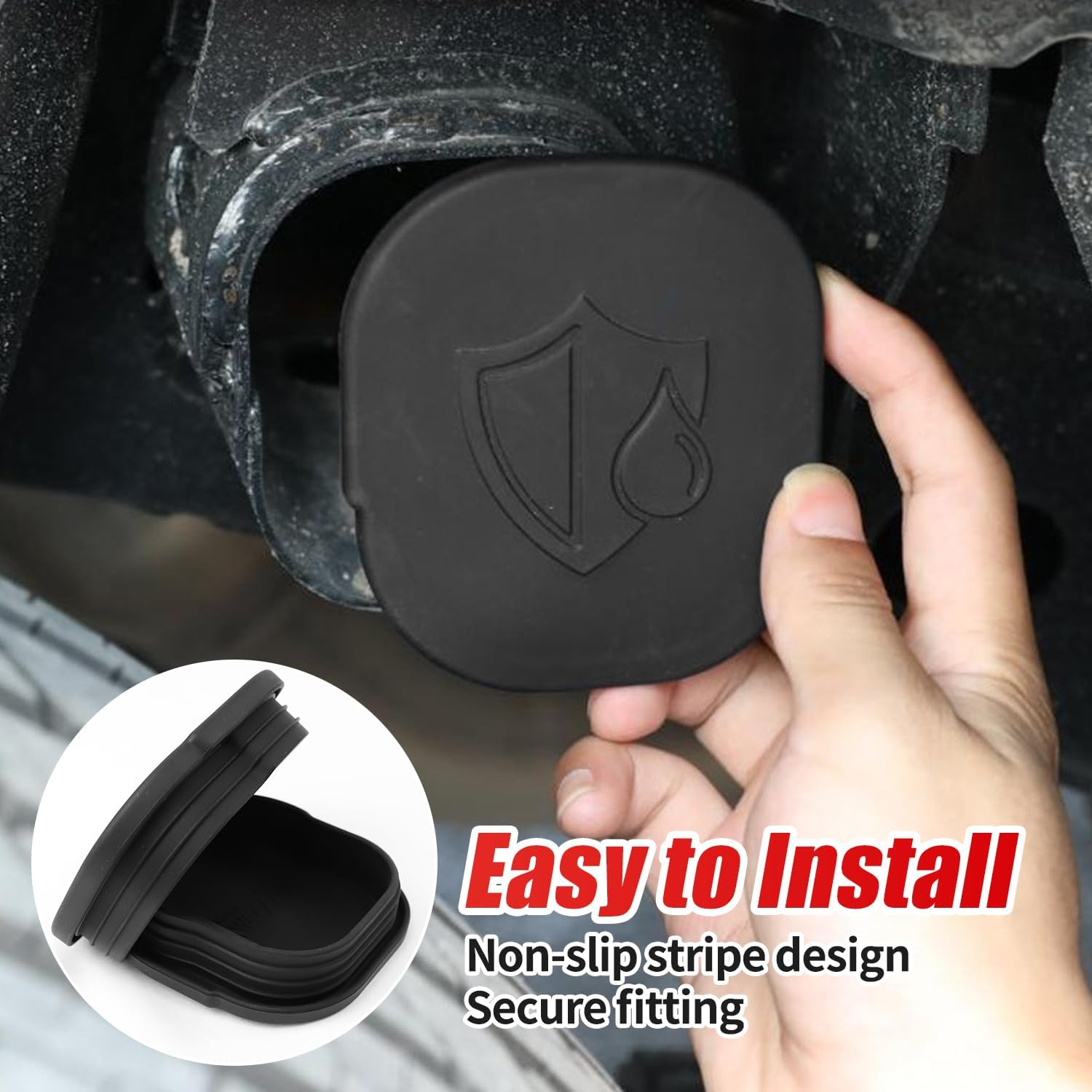 Beam Dust Cover Silicone Protective Cover Anti-Layer Sandproof Cover Compatible with Ford Ranger Accessories (1 Pair) image number 3