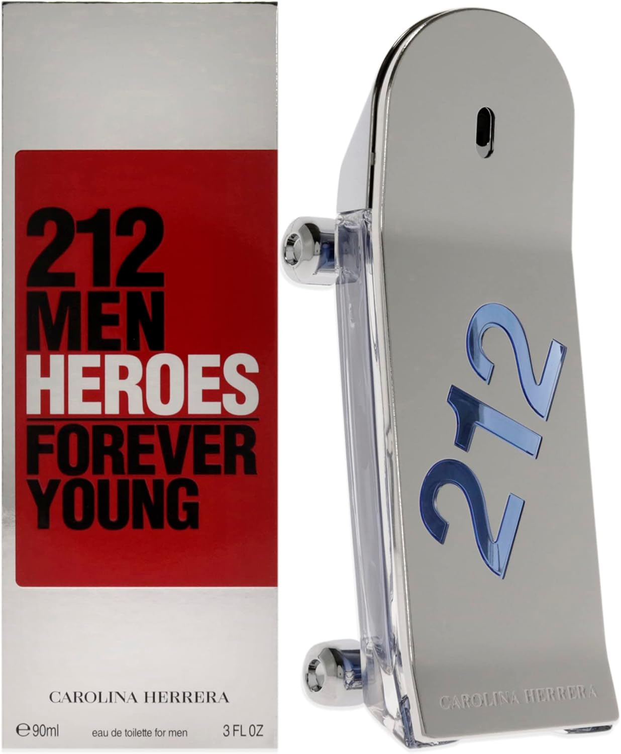 Carolina Herrera 212 Heroes Forever Young Eau De Toilette Spray for Women 90 Ml image number 3