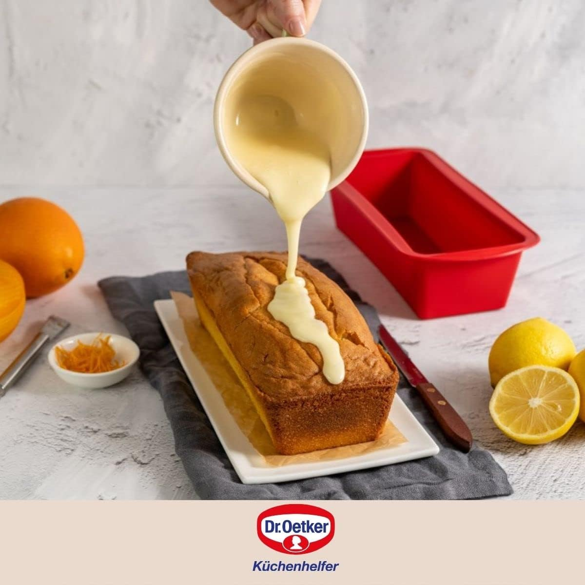 Silikon-Kuchenform 24 Cm Dr. Oetker Flexxibe image number 6