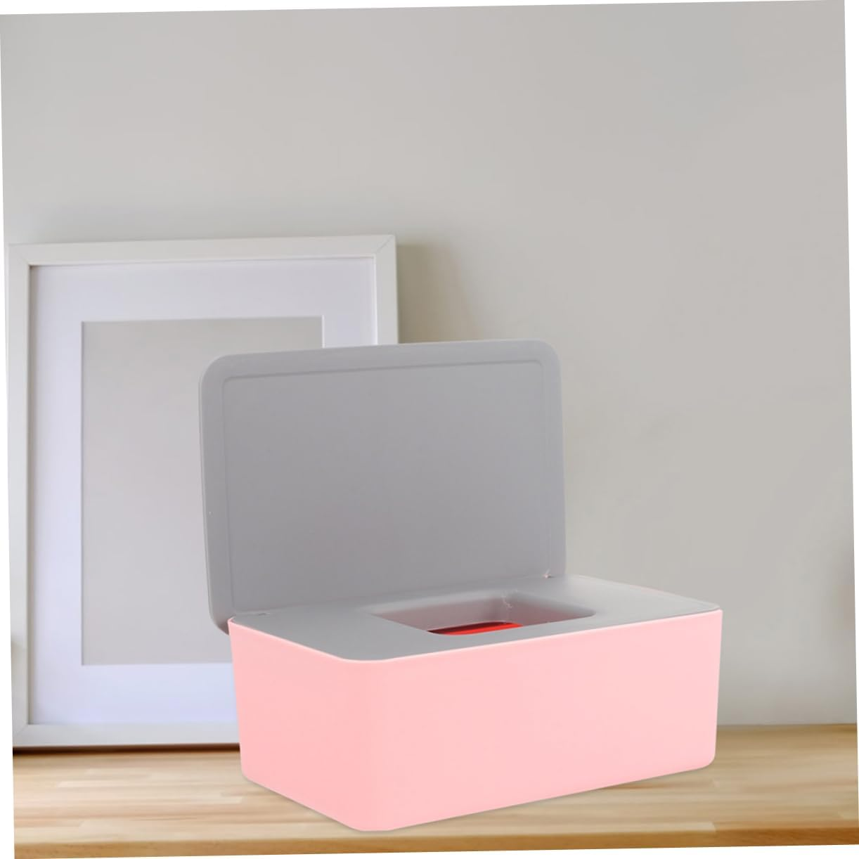 Amosfun 2Pcs Portable Wet Wipes Box Reusable Wipes Container Household Wet Tissue Case image number 2