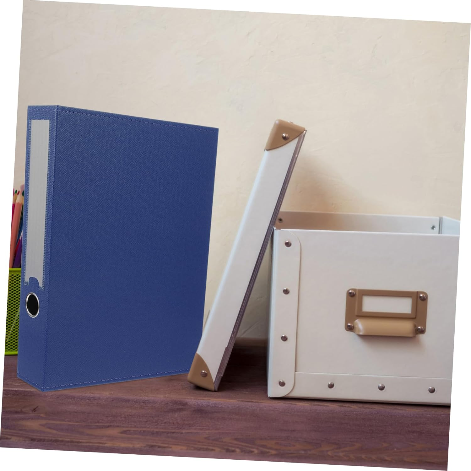 Operitacx Multi-Function Office Document File Organizer Wear-Resistant Holder for Desk Stylish Storage Box for Workspace Home Use Keeps Files Neat Accessible image number 5