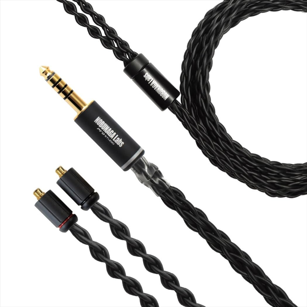 NOBUNAGA Labs 1.2M MMCX to 4.4Mm 5-Pole Audio Cable, Compatible with Astell&Kern, Campfire Audio, Final, SHURE, Cayin, Fiio, Hibymusic, Ibasso, Shanling, Sony Players image number 1