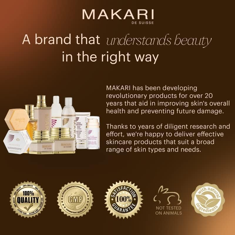 Makari Skin Repairing and Clarifying Face Serum - Skin Care for Extra Collagen Boost - Improves Skin Texture and Tone - Controls Breakouts - 1.35 Oz image number 2