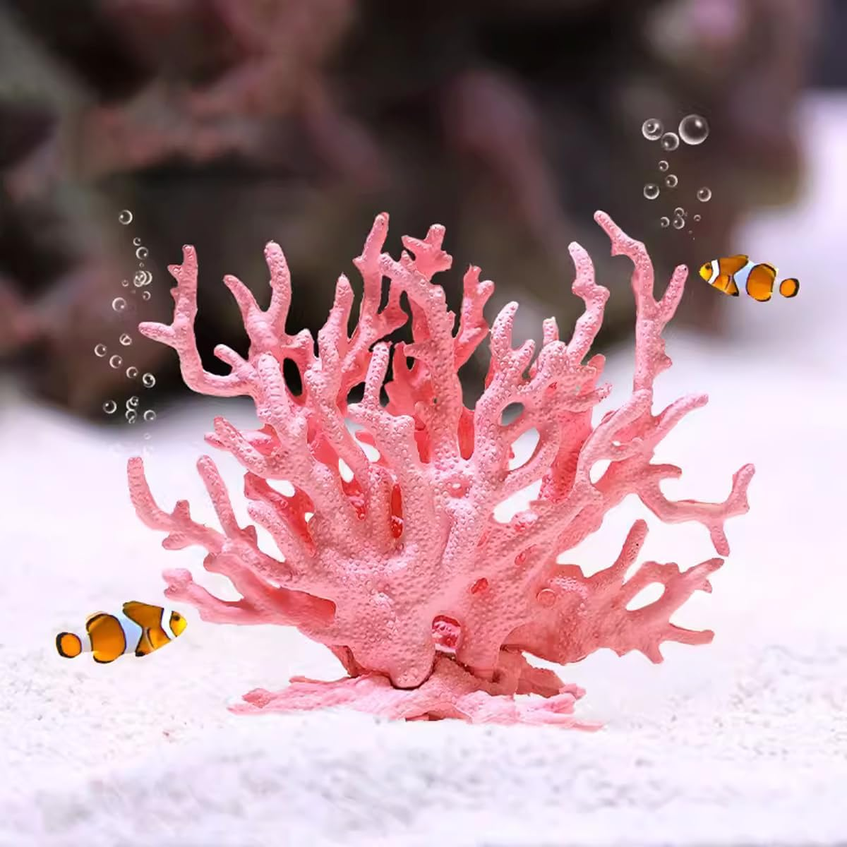 AIMALL Vibrant Artificial Soft Corals for Aquariums &ndash; Colorful Synthetic Coral Decor for Saltwater Tanks, Lifelike Aquatic Grass Landscape
