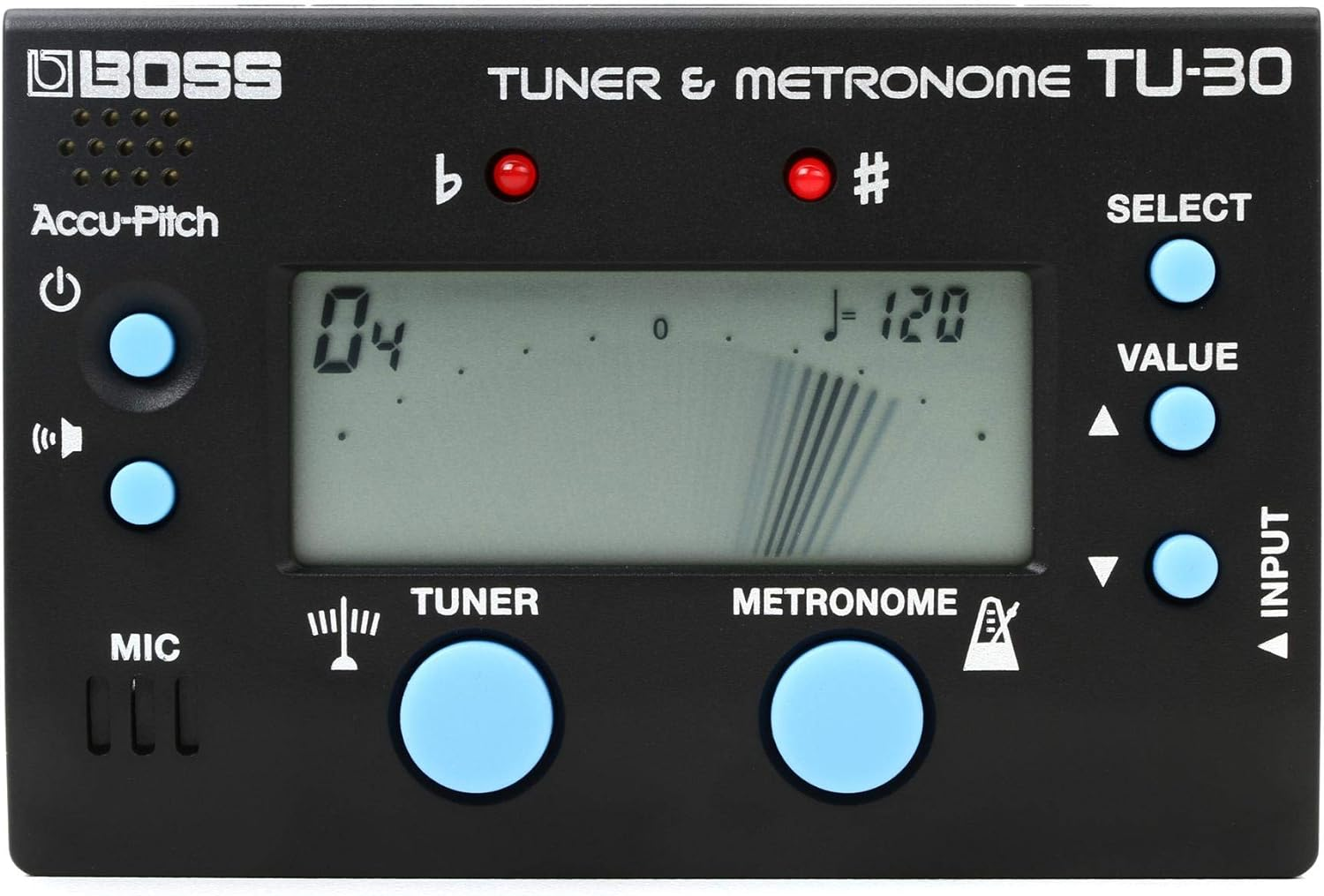 Boss TU-30 Metronome Tuner image number 1