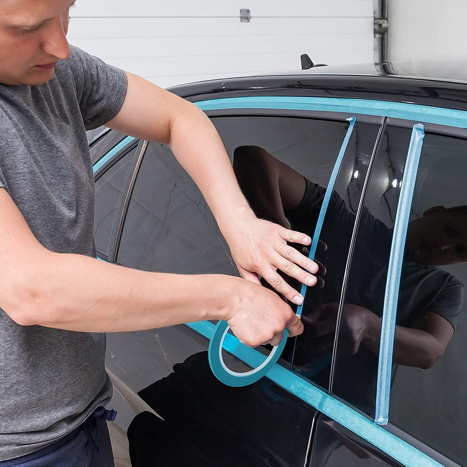 Yieidui Fine Line Tapes 1/8 Inch 3Mm Vinyl Fine Line Masking Tape for Curves Automotive Car Painter, 33 Meters for Each Roll