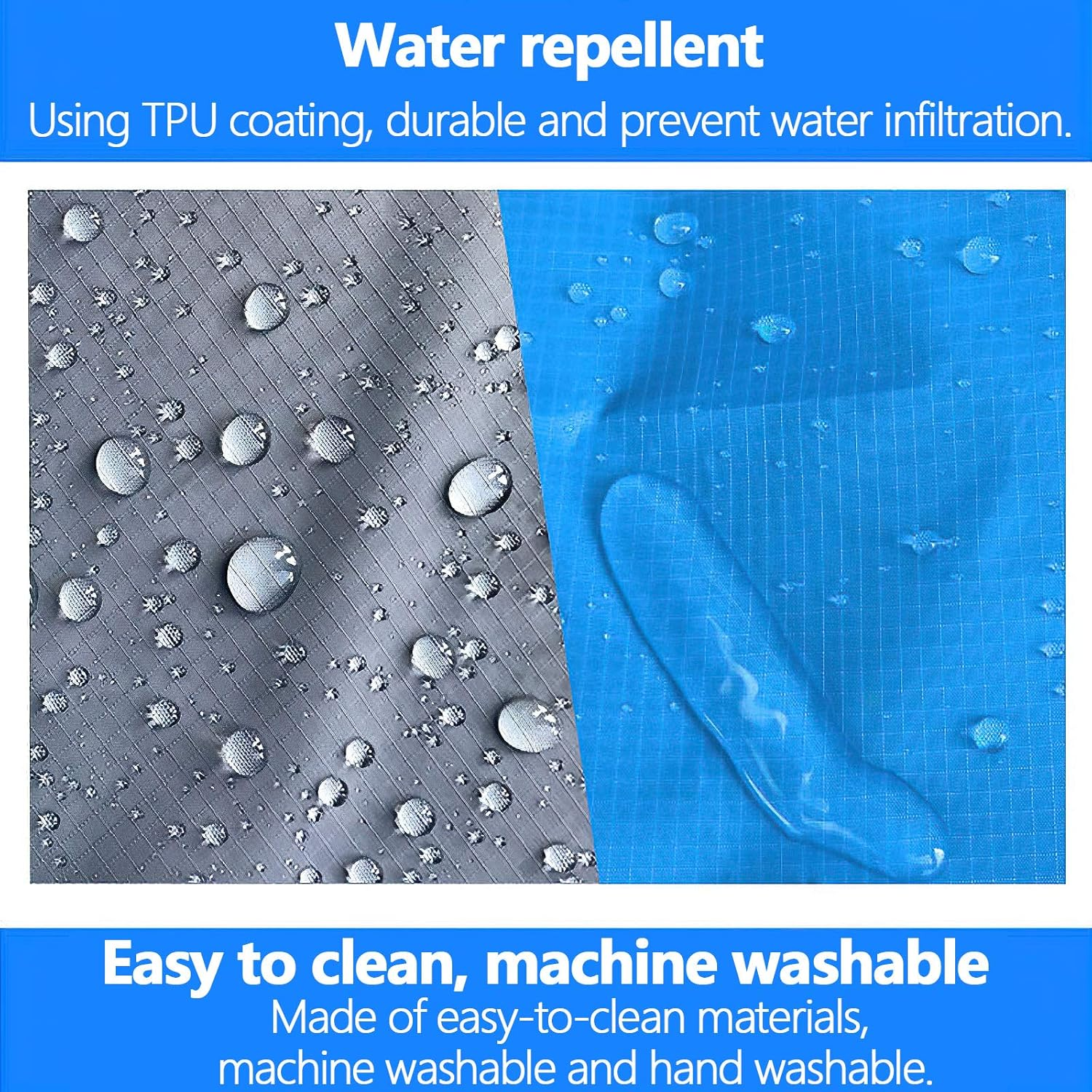 Sand Free Beach Blanket, Extra Large Waterproof Beach Mat-Lightweight Quick Drying Heat Resistant Outdoor Picnic Mat for Travel, Camping, Hiking and Music Festivals