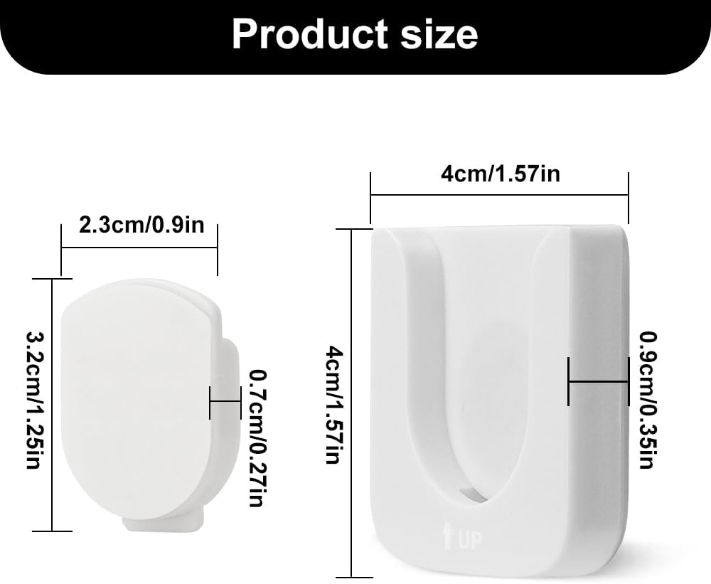 WALLFID Magnetic Remote Control Holder Wall Mount, Innovative Slot Design for Effortless Organization of Home, Office, and School Supplies - Organize and Fix Remotes with Ease (Black, 2 Pack) - Gray, 4 Pack image number 4