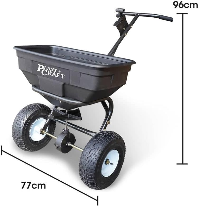 Plantcraft 56Kg Walk behind Broadcast Spreader, Rain Cover, Anti-Clog Screen image number 3