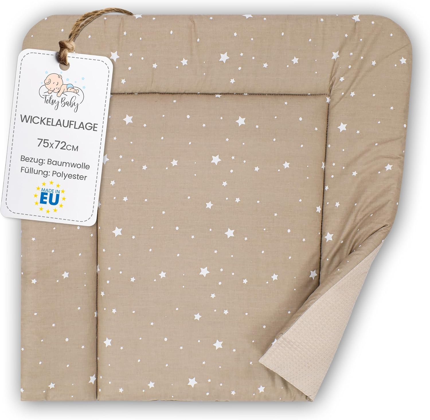 Baby Changing Mat 70 X 50 Cm &ndash; Baby Changing Table with Plan, Waterproof Easy to Clean Mat to Place on a Hemnes or Malm Safari Washing Machine or Dresser
