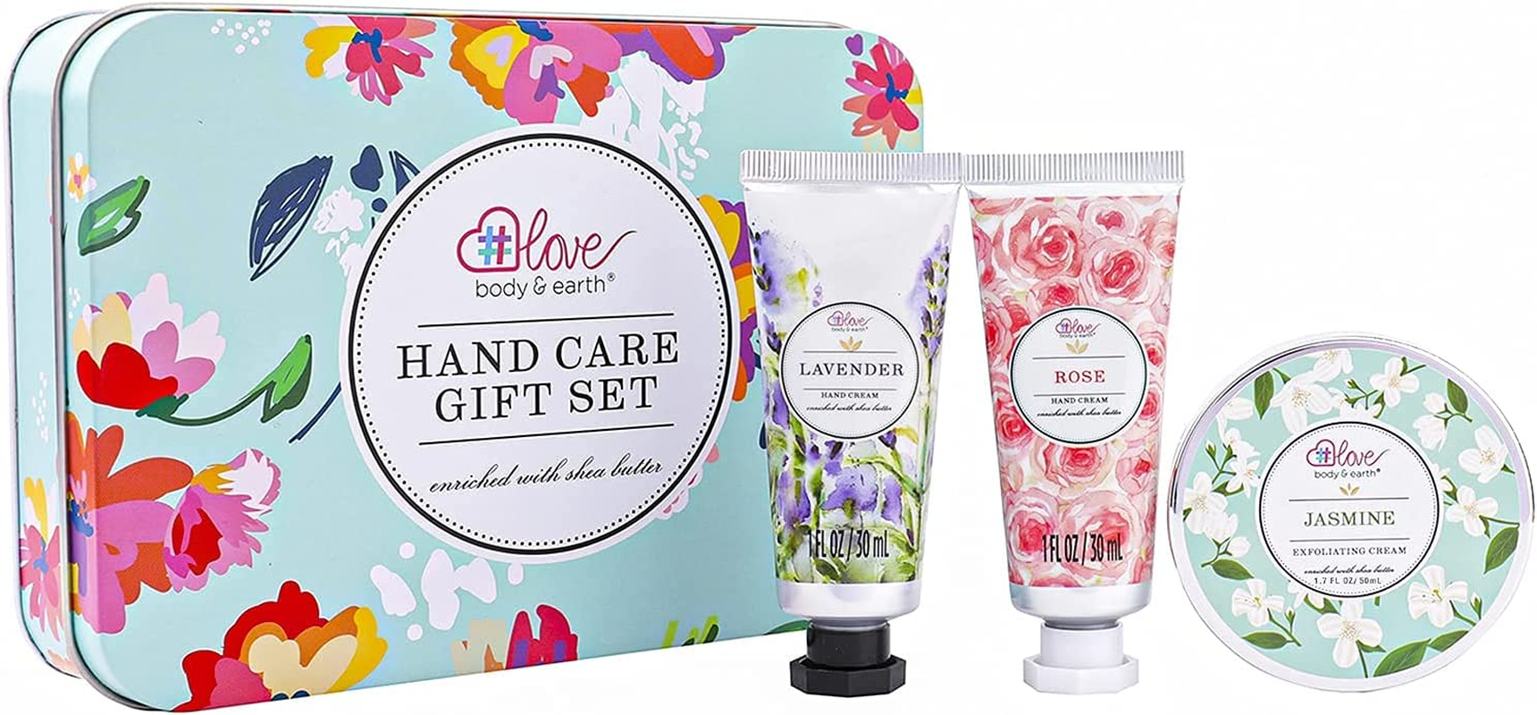 Gifts Lotion Sets, Peony Wish Body Care Gift Set, Include Hand Cream, Foot Cream, Soap, Scented Candle, Birthday Gifts, Mother'S Day Gift Set