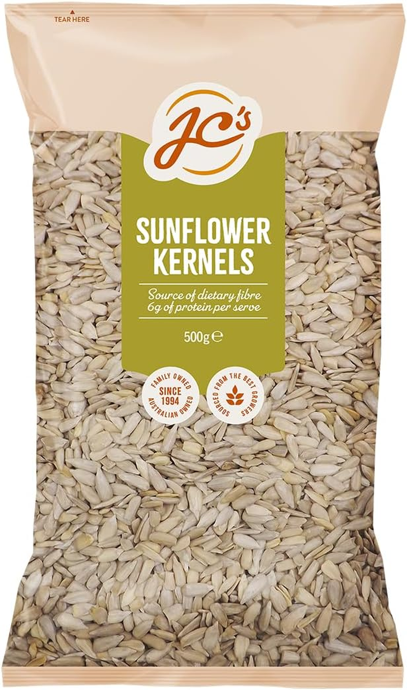 J.C.'S Quality Foods Sunflower Kernels 500G
