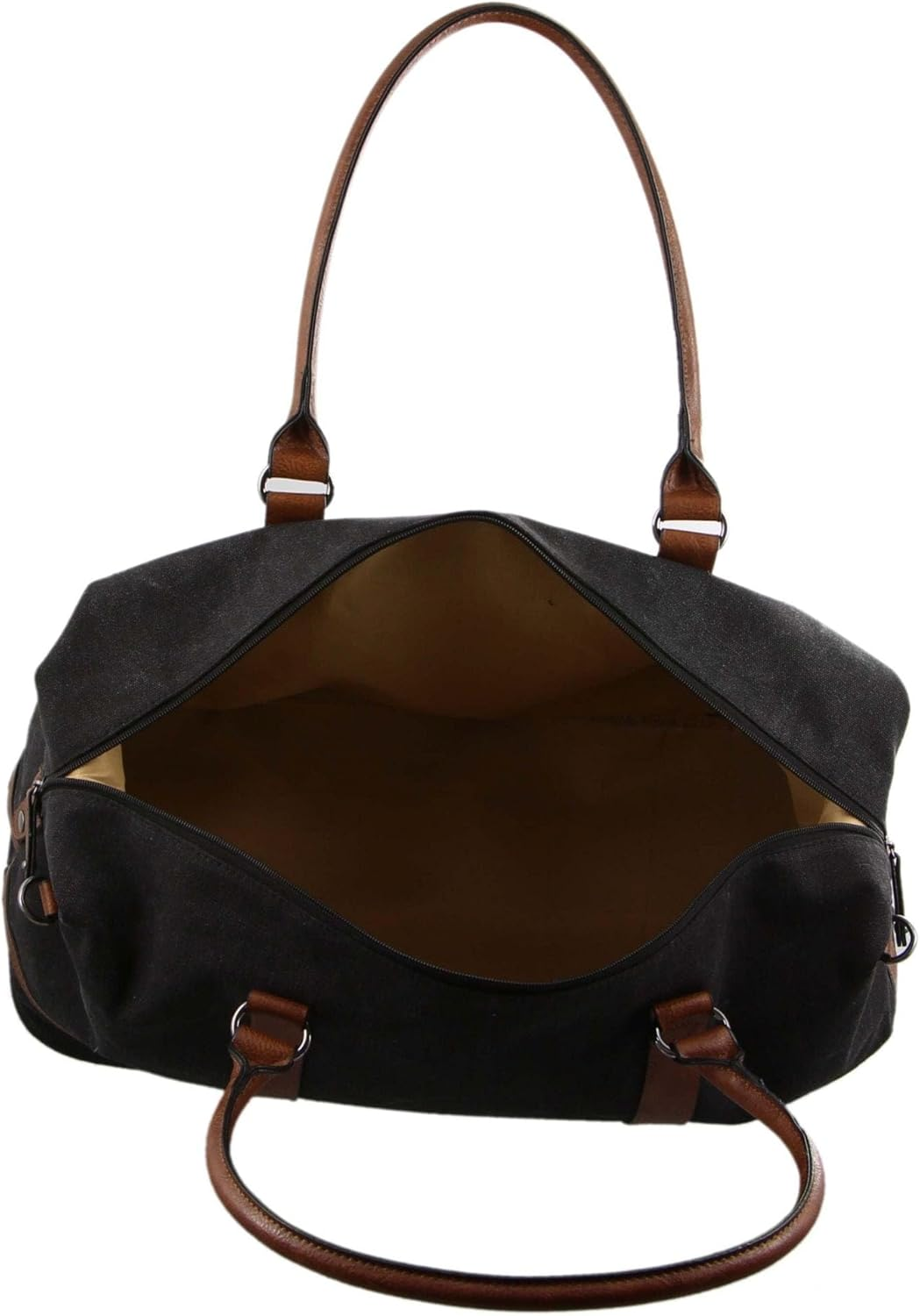 Pierre Cardin Canvas Overnight Bag - Black image number 3