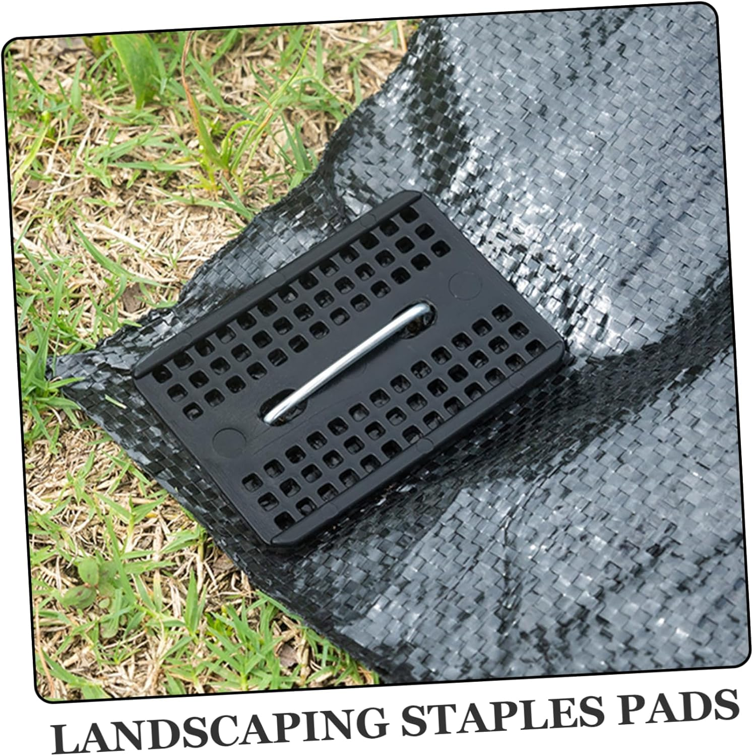 50Pcs Garden Staples Gasket Grass Pad Tent Stakes Gasket Camping Supplies Kit image number 6