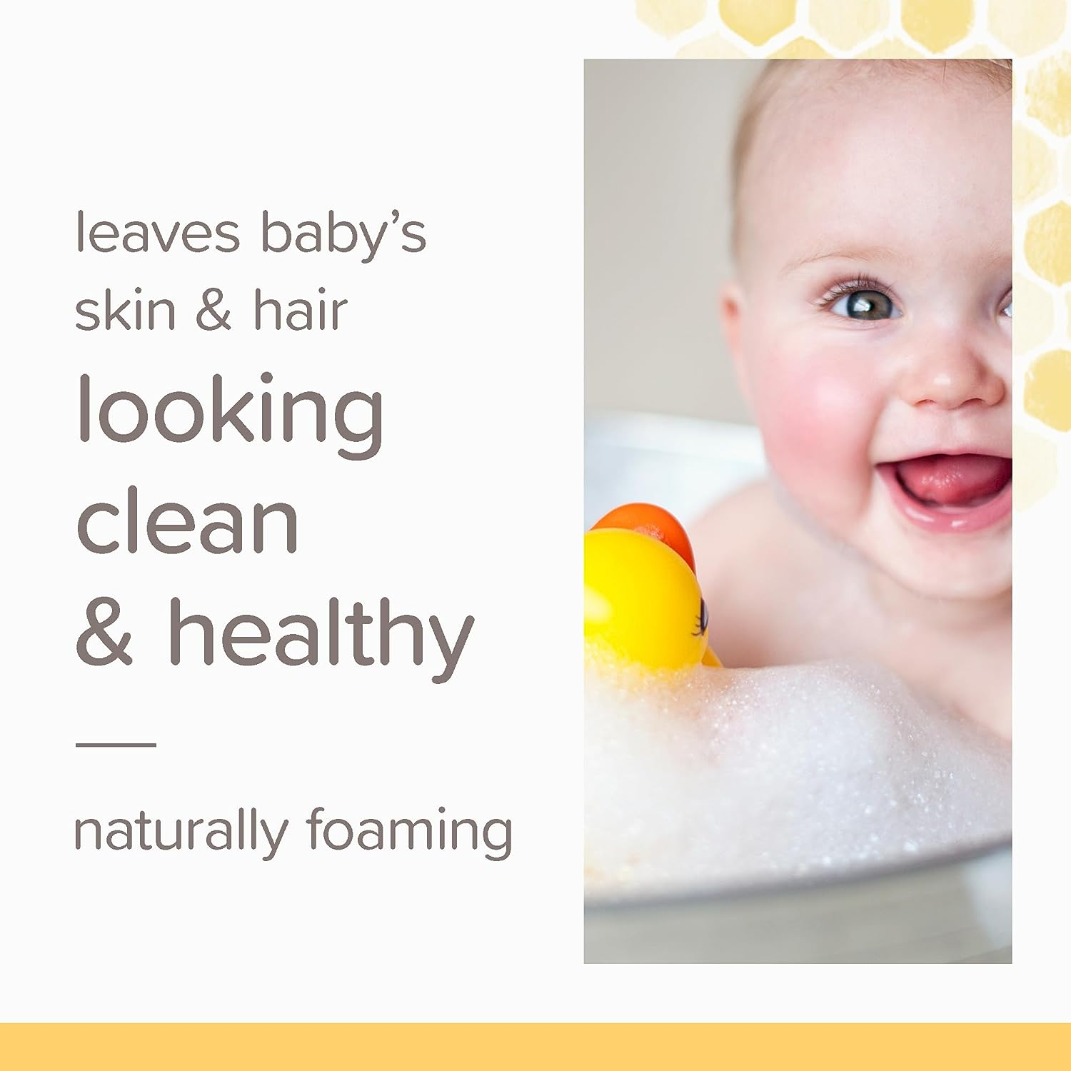 Burt'S Bees Baby Shampoo and Wash, Original, Tear Free, Paediatrician Tested, 98.7% Natural Origin, 235Ml image number 2