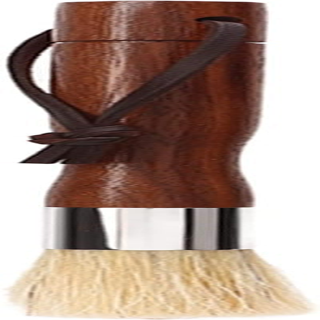 Coffee Grinder Cleaning Brush,1Pc Natural Boar Bristles Handle Espresso Machine Cleaning Brush,Coffee Grinder Brush Natural Bristle Cleaning Brush,Natural Bristles Wood Dusting Espresso Brush,Brown