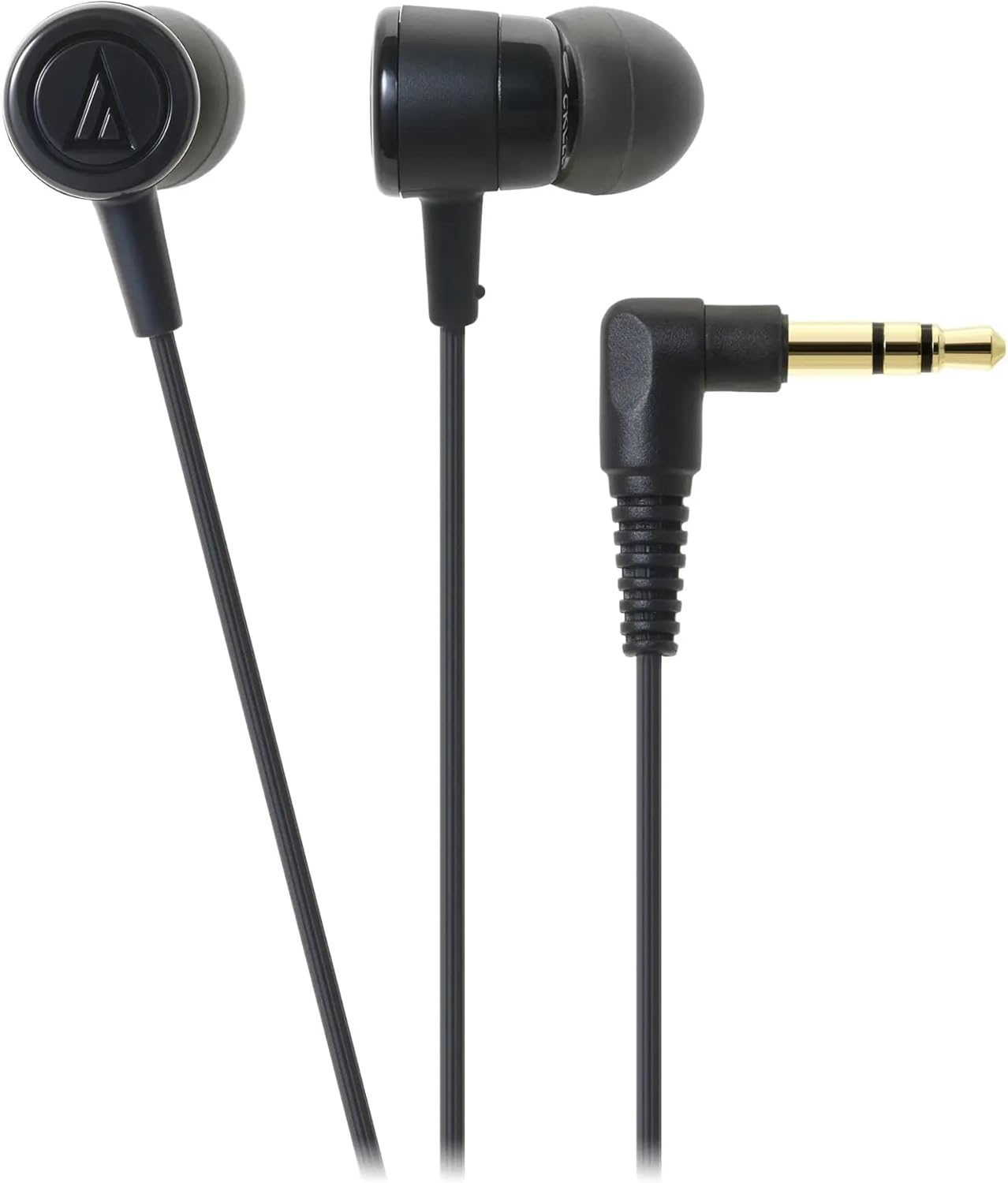 Audio-Technica ATH-CKL220 DIP In-Ear Headphones, Black