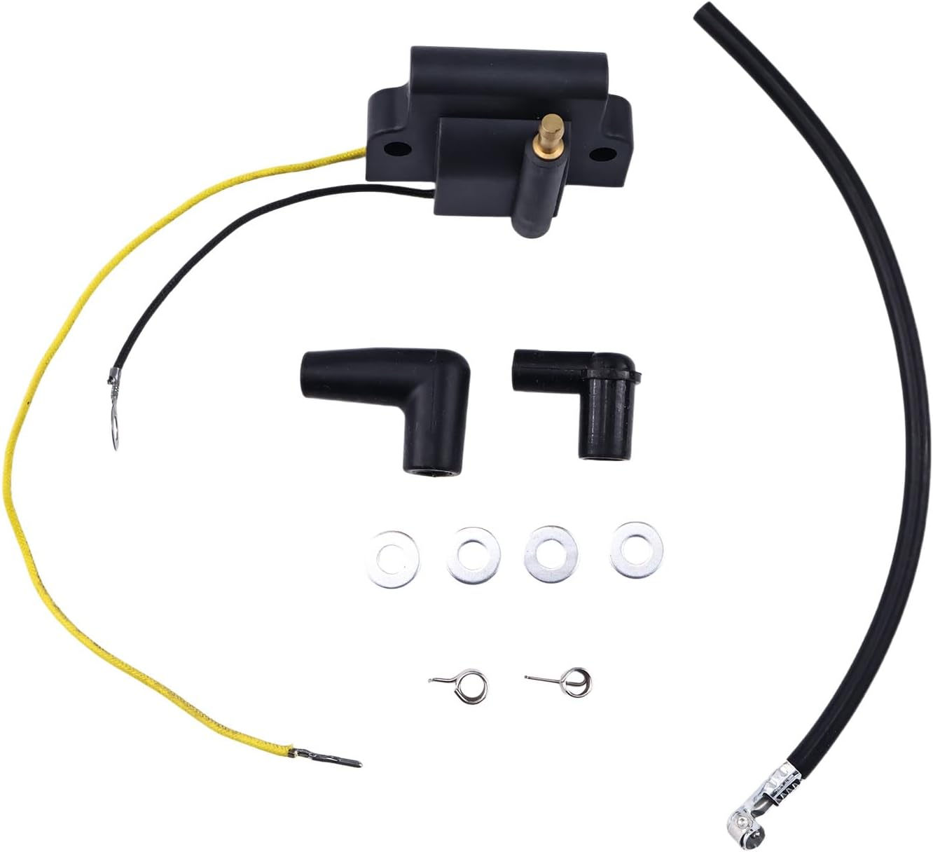 Ignition Coil 18-5176 0584561 Compatible with Johnson Evinrude Outboards 9.9 15 Hp 1977-1984 WSM C